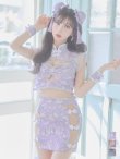 画像18: 【即日発送】【ハロウィン】リボンチャイナミニセットアップ【コスプレ4点セット】【XS-Mサイズ/3カラー】 （SE01YN）[YMT] (18)
