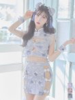 画像2: 【即日発送】【ハロウィン】リボンチャイナミニセットアップ【コスプレ4点セット】【XS-Mサイズ/3カラー】(SE01YN)[YMT] (2)