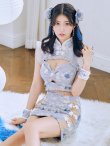 画像2: 【即日発送】【ハロウィン】リボンチャイナミニセットアップ【コスプレ4点セット】【XS-Mサイズ/3カラー】(SE01YN)[YMT] (2)