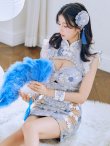 画像11: 【即日発送】【ハロウィン】リボンチャイナミニセットアップ【コスプレ4点セット】【XS-Mサイズ/3カラー】(SE01YN)[YMT] (11)