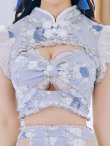 画像15: 【即日発送】【ハロウィン】リボンチャイナミニセットアップ【コスプレ4点セット】【XS-Mサイズ/3カラー】(SE01YN)[YMT] (15)