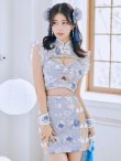 画像9: 【即日発送】【ハロウィン】リボンチャイナミニセットアップ【コスプレ4点セット】【XS-Mサイズ/3カラー】(SE01YN)[YMT] (9)