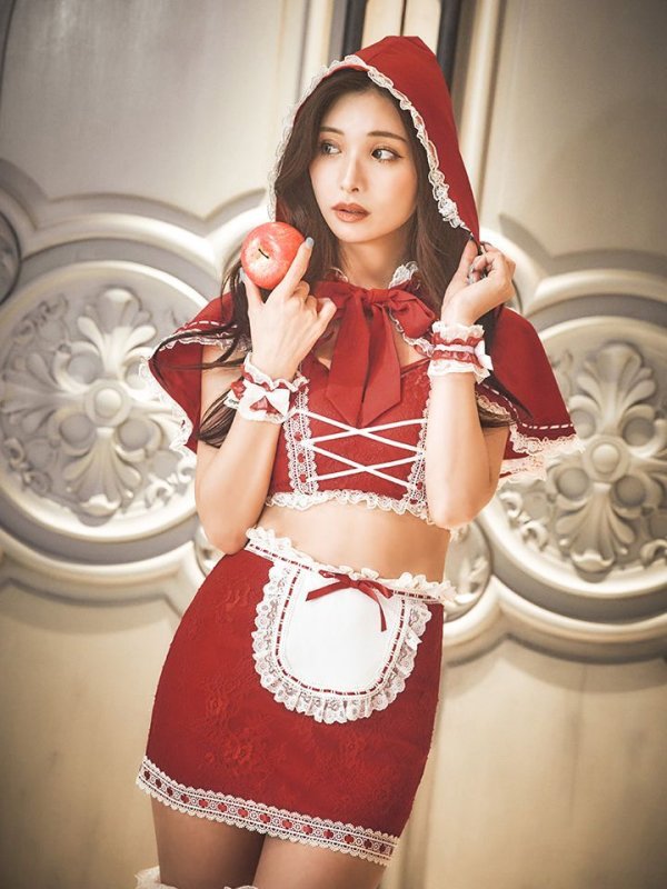 画像7: 【即日発送】【ハロウィン】赤ずきん×狼コスプレ【コスプレ5点セット】【コスプレ4点セット】【S-Mサイズ】【Fサイズ】[OF01/OF01] (7)