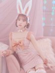画像28: 【即日発送】【ハロウィン】【LARME/ラルム掲載】 ツイードバニーミニワンピ 【コスプレ6点セット】【S-Lサイズ/2カラー】[YMT] (28)
