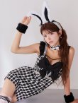 画像1: 【即日発送】【ハロウィン】 ツイードバニーミニワンピ 【コスプレ6点セット】【S-Lサイズ/2カラー】[OF01] (1)