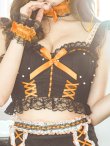 画像16: 【即日発送】【ハロウィン】パールレースキャットセットアップ【コスプレ6点セット】【S-Mサイズ/2カラー】[HC02] (16)