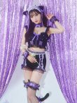 画像24: 【即日発送】【ハロウィン】パールレースキャットセットアップ【コスプレ6点セット】【S-Mサイズ/2カラー】[YMT] (24)