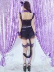 画像34: 【即日発送】【ハロウィン】パールレースキャットセットアップ【コスプレ6点セット】【S-Mサイズ/2カラー】[YMT] (34)