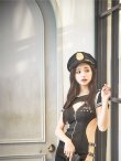 画像19: 【即日発送】【ハロウィン】ジップポリスワンピース【コスプレ2点セット】【XS-XLサイズ】[YMT-Bg] (19)