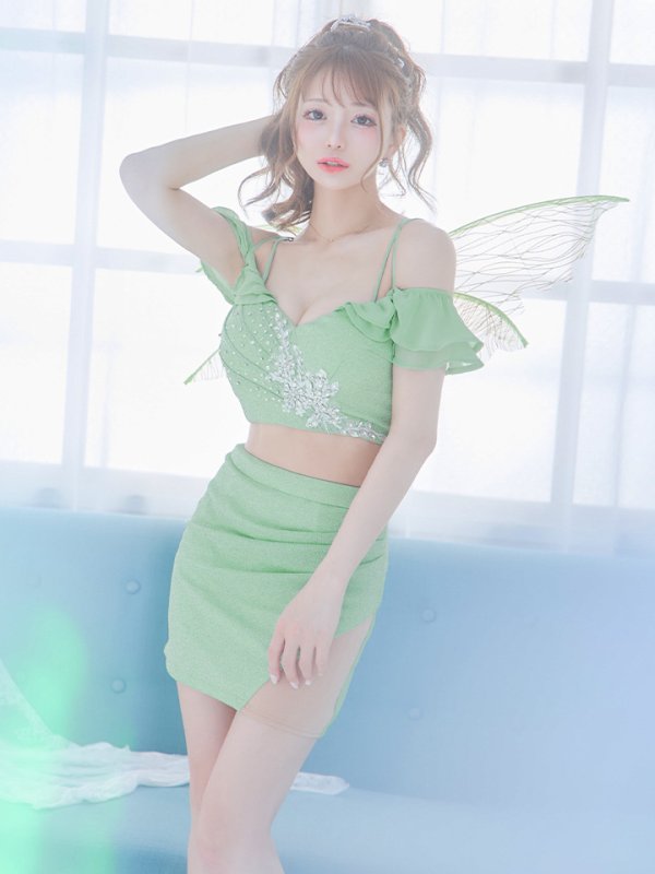 画像4: 【即日発送】【ハロウィン】フェアリーセットアップ/妖精【コスプレ3点セット】【S-Mサイズ】[OF01] (4)