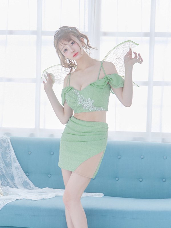 画像14: 【即日発送】【ハロウィン】フェアリーセットアップ/妖精【コスプレ3点セット】【S-Mサイズ】[OF01] (14)