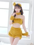 画像1: 値下げ！【即日発送】【ハロウィン】もこもこキツネ 【コスプレ6点セット】【Fサイズ/1カラー】[YMT] (1)