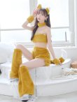 画像2: 値下げ！【即日発送】【ハロウィン】もこもこキツネ 【コスプレ6点セット】【Fサイズ/1カラー】[YMT] (2)