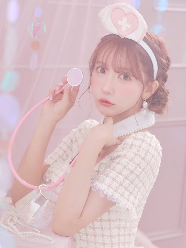 画像8: 【即日発送】聴診器/ナーススコープ/ピンク【Fサイズ/1カラー】[HC02] (8)