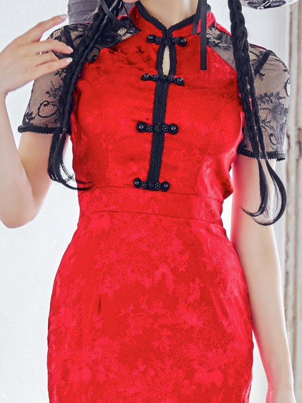 画像7: 【SALE!!】【即日発送】【ハロウィン】 マーメイドレースチャイナ 【コスプレ2点セット】【S-Lサイズ/3カラー】(SE01YN)[HC03] (7)