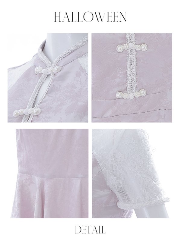 画像36: 【SALE!!】【即日発送】【ハロウィン】 マーメイドレースチャイナ 【コスプレ2点セット】【S-Lサイズ/3カラー】(SE01YN-W)[OF01] (36)