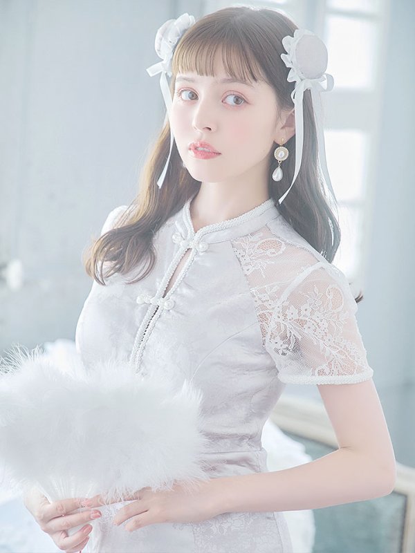 画像26: 【SALE!!】【即日発送】【ハロウィン】 マーメイドレースチャイナ 【コスプレ2点セット】【S-Lサイズ/3カラー】(SE01YN-W)[OF01] (26)