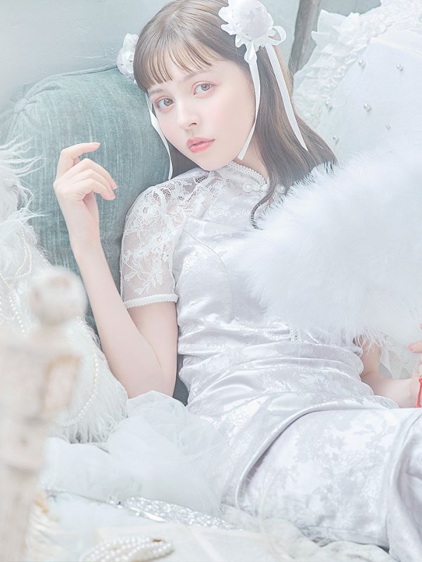 画像28: 【SALE!!】【即日発送】【ハロウィン】 マーメイドレースチャイナ 【コスプレ2点セット】【S-Lサイズ/3カラー】(SE01YN-W)[OF01] (28)