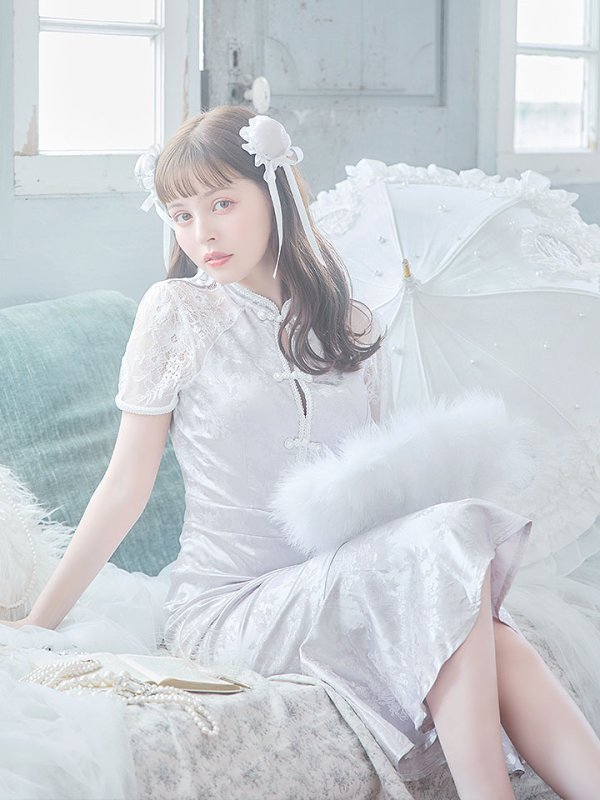 画像29: 【SALE!!】【即日発送】【ハロウィン】 マーメイドレースチャイナ 【コスプレ2点セット】【S-Lサイズ/3カラー】(SE01YN-W)[OF01] (29)