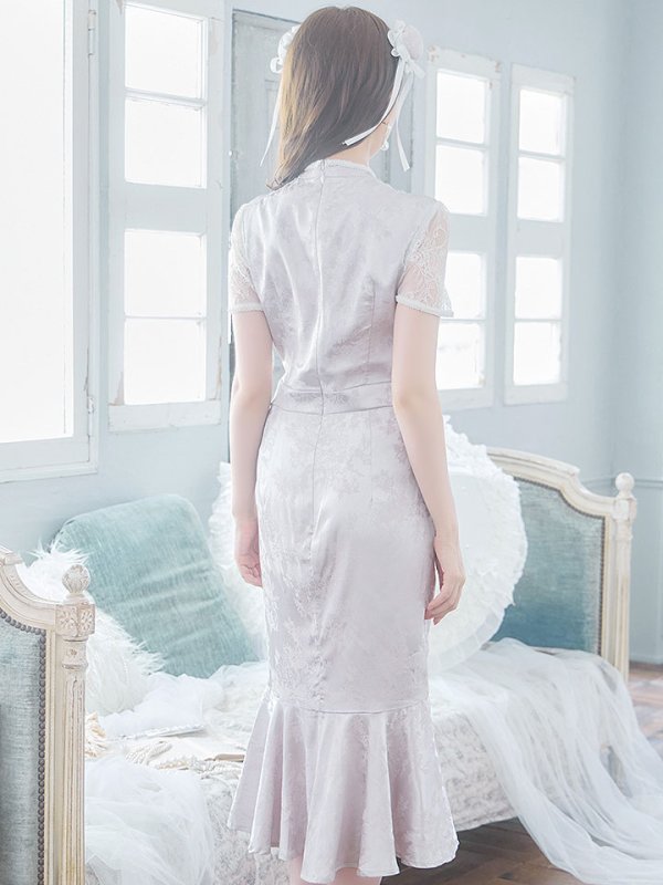 画像27: 【SALE!!】【即日発送】【ハロウィン】 マーメイドレースチャイナ 【コスプレ2点セット】【S-Lサイズ/3カラー】(SE01YN)[HC03] (27)