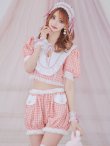 画像12: 【即日発送】【ハロウィン】 ギンガムロリータベビー 【コスプレ5点セット】【S-Mサイズ/1カラー】[YMT] (12)