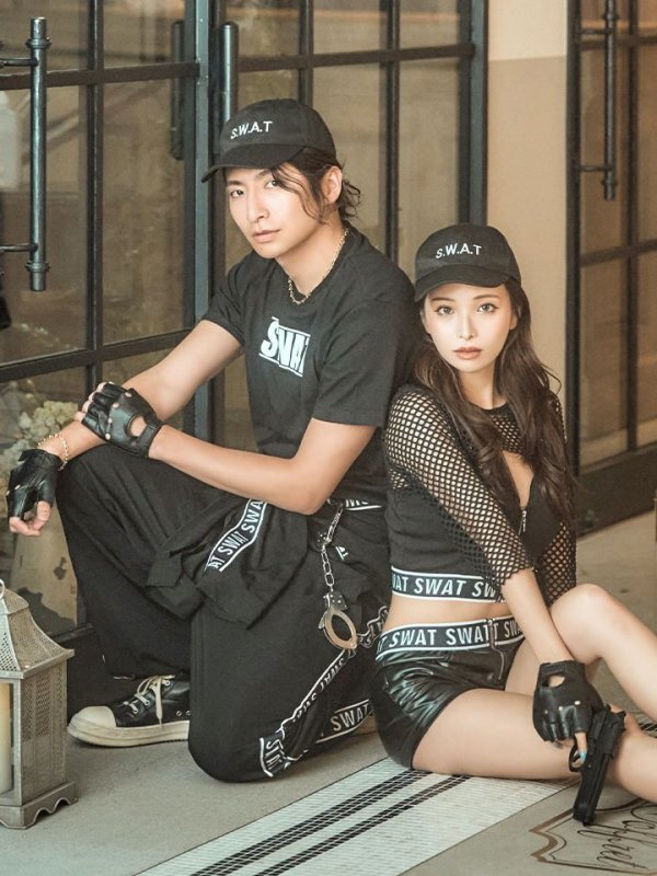 画像6: 【SALE!】【即日発送】SWATコスプレ 【コスプレ5点セット】【コスプレ2点セット】【S-Mサイズ】【S-XXLサイズ】(HC0306-SV)[HC03] (6)