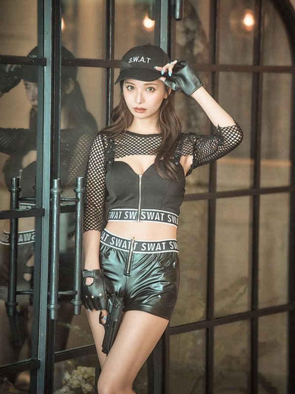 画像13: 【SALE!】【即日発送】SWATコスプレ 【コスプレ5点セット】【コスプレ2点セット】【S-Mサイズ】【S-XXLサイズ】(HC0306-SV)[HC03] (13)