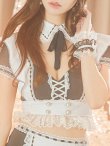 画像16: 【即日発送】【ハロウィン】 セクシーメイドセットアップ【コスプレ5点セット】【S-Mサイズ/1カラー】[YMT] (16)