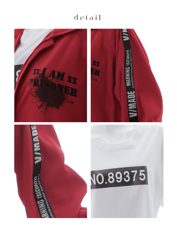 画像24: 【即日発送！】【ハロウィン】 ユニセックス/ 囚人コスプレ コスチューム 【コスプレ2点セット】 【S-XXLサイズ/2カラー】(OF0106-SV)[OF01] (24)