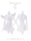 画像25: 【ハロウィン】セクシー天使セットアップ【コスプレ7点セット】【XS-Lサイズ/1カラー】[YMT-H] (25)