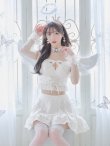 画像8: 【ハロウィン】セクシー天使セットアップ【コスプレ7点セット】【XS-Lサイズ/1カラー】[YMT-H] (8)