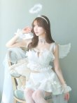 画像9: 【ハロウィン】セクシー天使セットアップ【コスプレ7点セット】【XS-Lサイズ/1カラー】[YMT-H] (9)