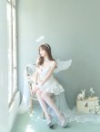 画像12: 【ハロウィン】セクシー天使セットアップ【コスプレ7点セット】【XS-Lサイズ/1カラー】[YMT-H] (12)
