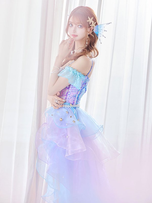 画像11: 【即日発送】【ハロウィン】【桜咲乃愛ちゃんコラボ】 2wayマーメイド 【コスプレ7点セット】【S-Mサイズ/1カラー】[YMT] (11)