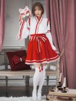 画像4: 【即日発送】【ハロウィン】巫女【コスプレ4点セット】 【S-Lサイズ/1カラー】[YMT] (4)