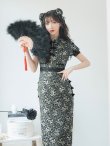 画像6: 【即日発送】【ハロウィン】 パフスリーブチャイナドレス【コスプレ2点セット】【S-XLサイズ/3カラー】(SE01YN)[OF04] (6)
