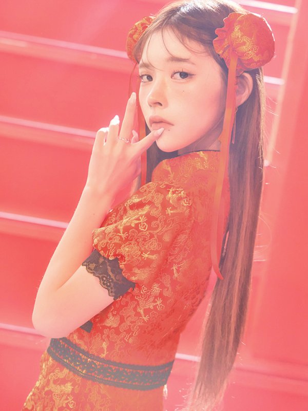 画像8: 【即日発送】【ハロウィン】 緩苺ちゃん着用 パフスリーブチャイナドレス【コスプレ2点セット】【S-Mサイズ/3カラー】(SE01YN)[HC03] (8)