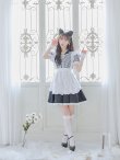 画像9: 【ハロウィン】 ギンガムチェック猫メイド【コスプレ5点セット】【S-Mサイズ/3カラー】[YMT] (9)