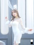 画像19: 【即日発送】【ハロウィン】 ビジューバニーワンピース 【コスプレ4点セット】【S-Lサイズ/2カラー】[YMT] (19)