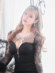 画像12: 【即日発送】【ハロウィン】 ビジューバニーワンピース 【コスプレ4点セット】【S-Lサイズ/2カラー】[YMT] (12)