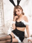 画像11: 【即日発送】【ハロウィン】スパンコールセットアップバニー 【コスプレ6点セット】【S-Mサイズ/3カラー】[YMT] (11)