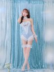 画像24: 【即日発送】【ハロウィン】パールチェーンレースバニーガール【コスプレ7点セット】【S-Lサイズ/3カラー】[YMT] (24)
