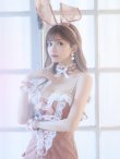 画像6: 【即日発送】【ハロウィン】パールチェーンレースバニーガール【コスプレ7点セット】【S-Lサイズ/3カラー】[YMT] (6)