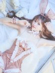 画像10: 【即日発送】【ハロウィン】パールチェーンレースバニーガール【コスプレ7点セット】【S-Lサイズ/3カラー】[YMT] (10)