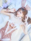 画像9: 【即日発送】【ハロウィン】パールチェーンレースバニーガール【コスプレ7点セット】【S-Lサイズ/3カラー】[YMT] (9)
