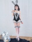 画像31: 【即日発送】【ハロウィン】パールチェーンレースバニーガール【コスプレ7点セット】【S-Lサイズ/3カラー】[YMT] (31)