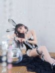 画像33: 【即日発送】【ハロウィン】パールチェーンレースバニーガール【コスプレ7点セット】【S-Lサイズ/3カラー】[YMT] (33)