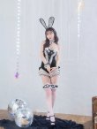 画像34: 【即日発送】【ハロウィン】パールチェーンレースバニーガール【コスプレ7点セット】【S-Lサイズ/3カラー】[YMT] (34)