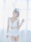 画像9: 【即日発送】【ハロウィン】 フリルレースバニーセットアップ 【コスプレ6点セット】 【S-Mサイズ/3カラー】[YMT] (9)