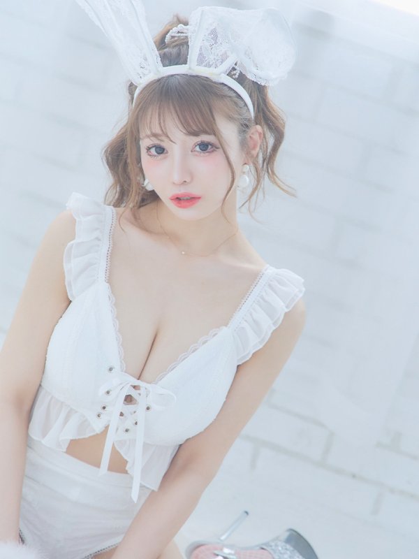 画像10: 【SALE!!】【即日発送】【ハロウィン】 フリルレースバニーセットアップ 【コスプレ6点セット】 【S-Mサイズ/3カラー】[OF01] (10)